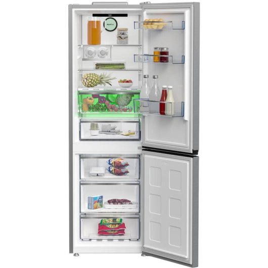 Frigorífico Combi Beko B5RCNA365ZXB No Frost 186,5cm 316L D Platino Zona Fresca