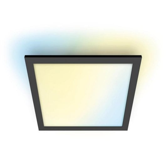 Plafon WiZ Square 36W Preto LED Wi-Fi Dimmável Metal