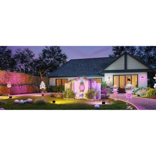 Intelligente Gartenbeleuchtung Govee H8057 LED WiFi Bluetooth Schwarz 16 Mio Farben