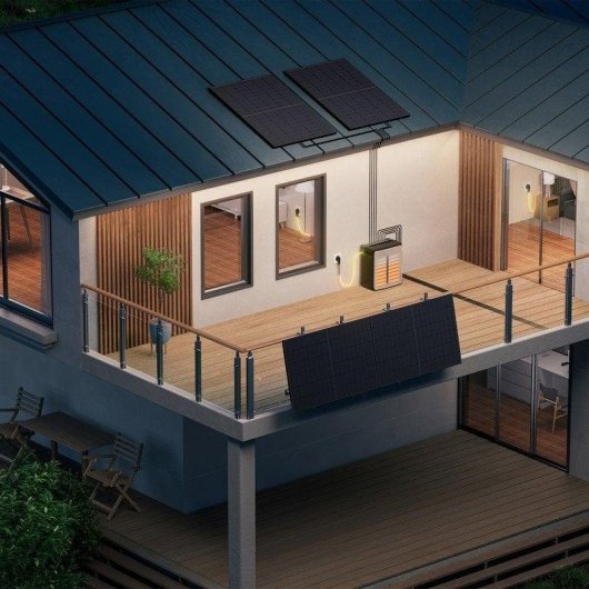 Estación de energía EcoFlow STREAM Ultra X 3840Wh 2 puertos AC Batería LiFePO4 IP65 Pantalla LCD