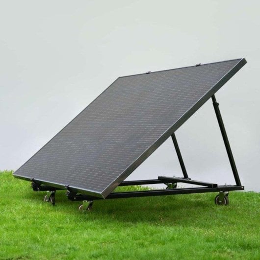 Support solaire EcoFlow EFA DJUST pour panneau rigide 400W réglable de 20° à 75° sol ou mural structure renforcée