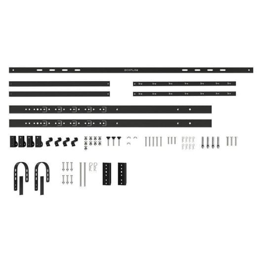 Support solaire réglable EcoFlow pour panneau rigide 400 W Montage sol et mur Extérieur Résistant