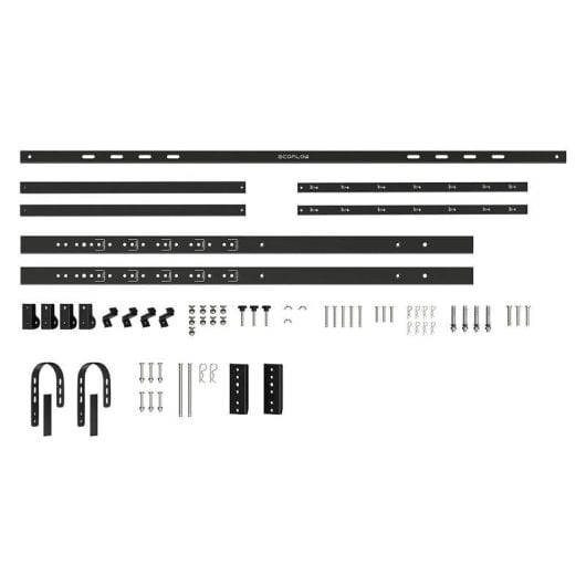 Support solaire EcoFlow EFA DJUST pour panneau rigide 400W réglable de 20° à 75° sol ou mural structure renforcée