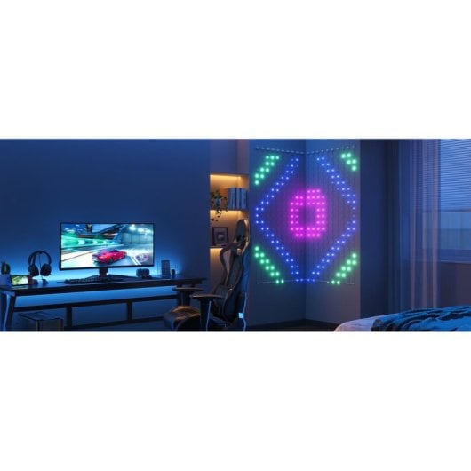 Tira de luz inteligente Govee H70BC LED multicolor 1,5 m Wi-Fi Bluetooth transparente