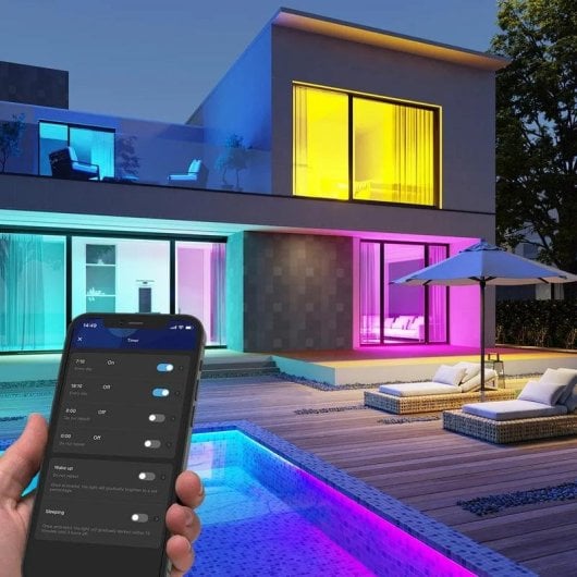 Smart Bulb Govee H6009 E26 A19 16 Mio Farben Wi-Fi Bluetooth Dimmbar