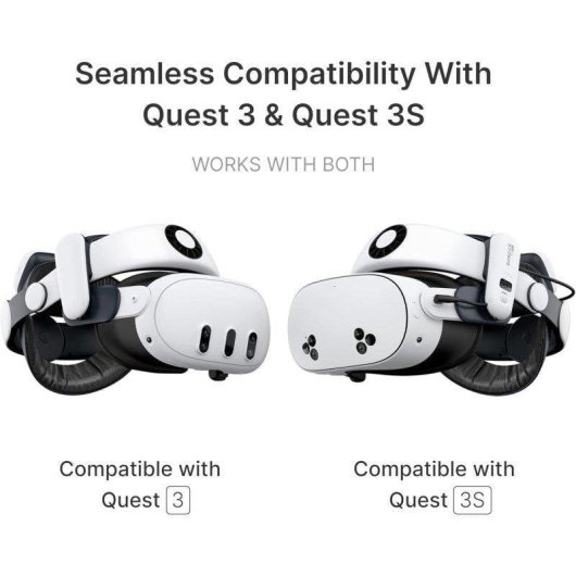 Correa para Headset BOBOVR S3 Pro Meta Quest 3 Refrigerada 10000mAh