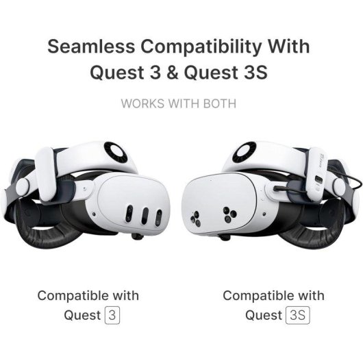 Correa para Headset BOBOVR S3 Pro Meta Quest 3 Refrigerada 10000mAh