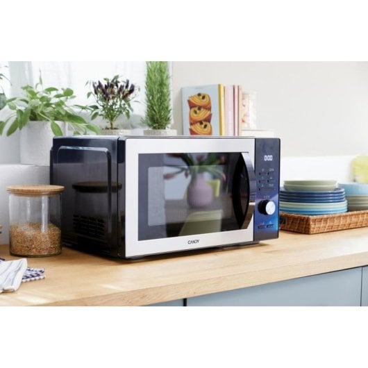 Microondas Candy ESSENZA CMCA29EDLB/ST 29 Litros 1000W Grill Pantalla Acero