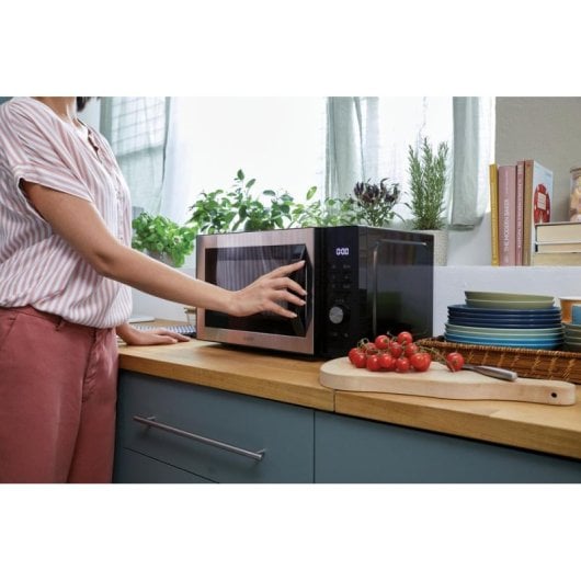 Microondas Candy ESSENZA CMCA29EDLB/ST 29 Litros 1000W Grill Pantalla Acero