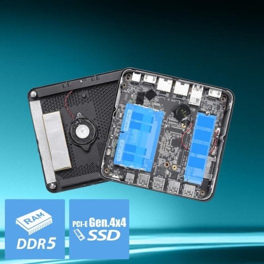 MSI Cubi Z AI 8M AMD Ryzen 7 8845HS 16GB 1TB SSD Windows 11 Pro Wi-Fi 6E