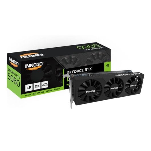 Tarjeta Gráfica Inno3D GeForce RTX 5060 8GB GDDR7 Reflex 2 RTX AI DLSS4