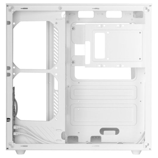 Boîtier gaming ATX Mars Gaming McInfiniolite avec panneau supérieur en verre trempé, double caméra, blanc