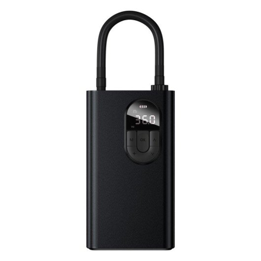 Compresor Baseus Energy Source bomba inflado automática 2500 mAh LED negro