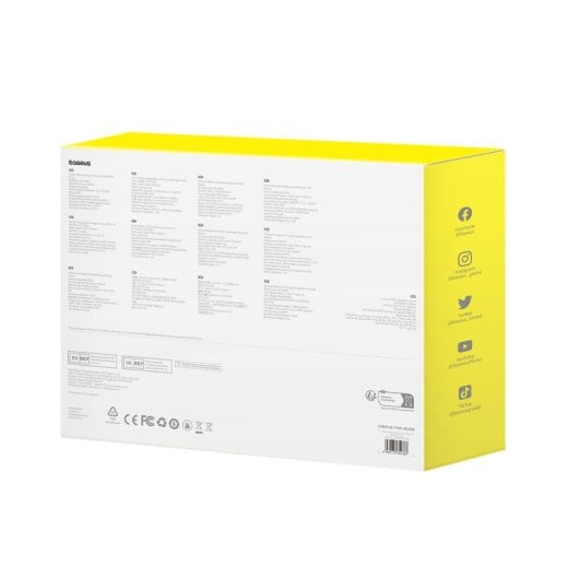 Compresor Baseus Energy Source bomba inflado automática 2500 mAh LED negro