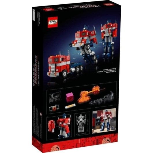 LEGO Icons Transformers Optimus Prime 10302 1508 peças
