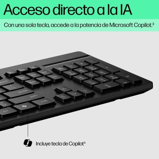 Teclado HP Combo 225 membrana Layout ES con ratón USB cómodo