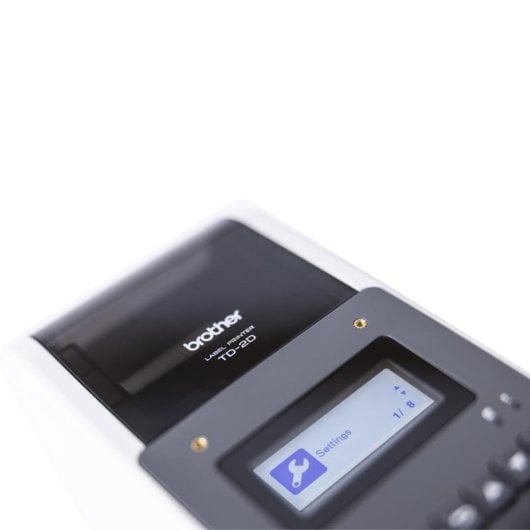 Etikettendrucker Thermodirekt WLAN Ethernet USB Brother TD-2350D300 mit LCD und Bluetooth