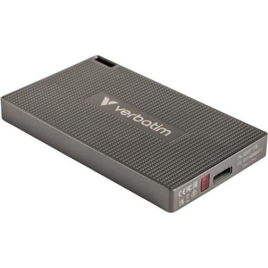 Disco Duro Verbatim 32031 1TB SSD USB-C 2000MB/s Metal M.2 Compacto