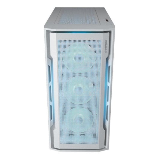 Boîtier Cougar CGR-5C78W-RGB Uniface RGB Midi Tower Blanc verre trempé USB-C RGB Gaming
