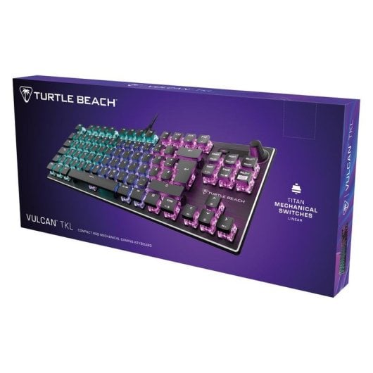 Teclado Turtle Beach Vulcan TKL mecánico Layout FR retroiluminado RGB