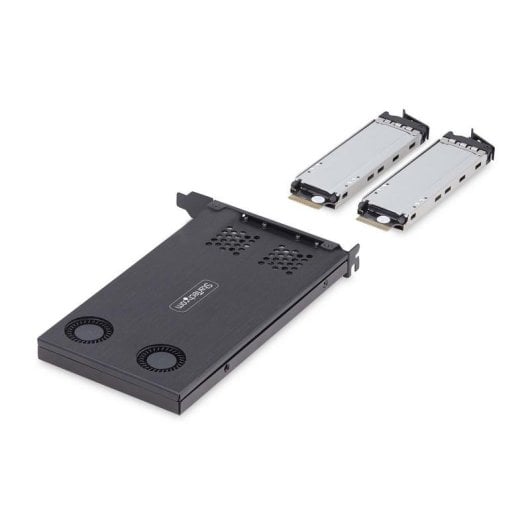 Backplane Startech TR-M2-2X2-BK Mobilrack 2 baies SSD NVMe M.2 PCIe x8 Hot-swap