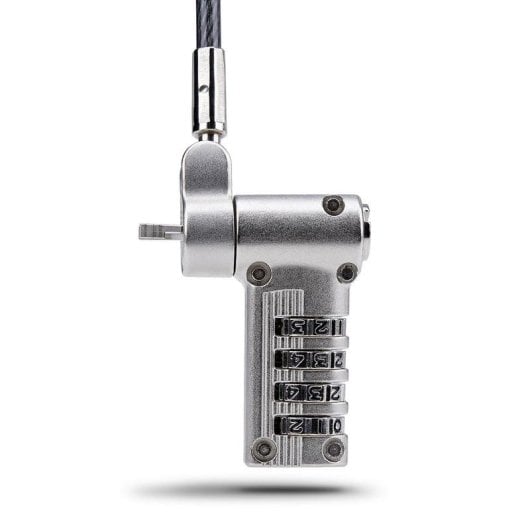 Cabo Antifurto StarTech Universal para Portátil 2m Combinação Serializada Preto Prata