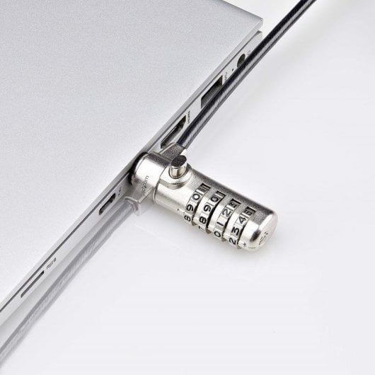 Cabo antirroubo StarTech K-Slot Slim com combinação 2 m aço carbono