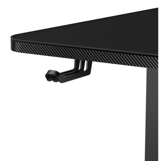 Mesa Gaming Cougar 120cm Stahl Schwarz Elektrisch Ergonomisch Kopfhörerhaken