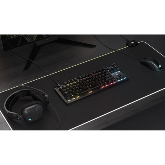 Teclado Corsair K70 Core TKL mecánico Layout FR RGB retroiluminado