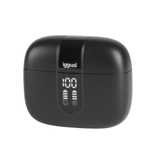 Auriculares iggual True Sound In-Ear Inalámbricos Bluetooth TWS llamadas música IP44 Negro