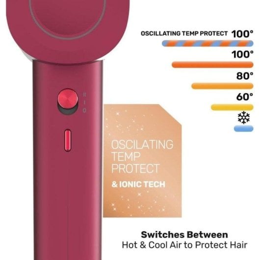 Phon Ionico Taurus Digital Force AI 1100W 10 Temperature 10 Velocità Ultra Ionic Care LED