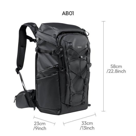 Sac à dos Ulanzi AB01 38L ergonomique U-Tag Filet Waterproof