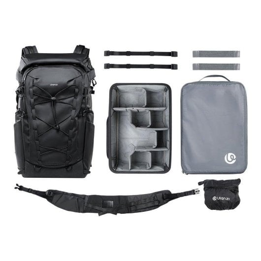 Sac à dos Ulanzi AB01 38L ergonomique U-Tag Filet Waterproof