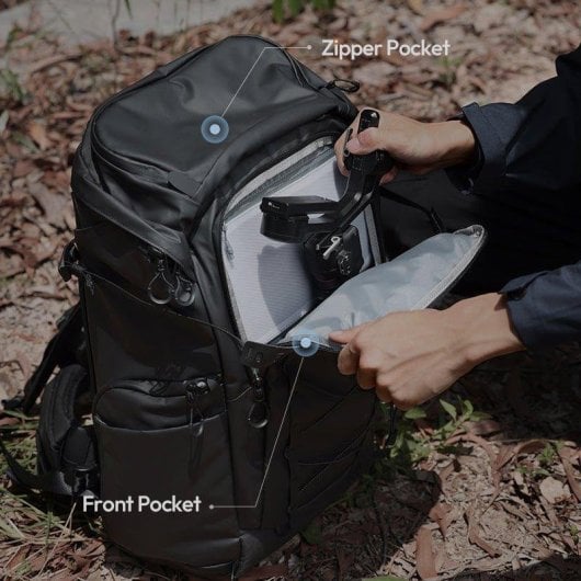 Sac à dos Ulanzi AB01 38L ergonomique U-Tag Filet Waterproof