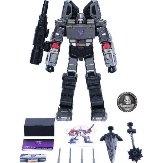 Robot Transformers Robosen Megatron G1 Flagship Robosen luces LED voz programación avanzada