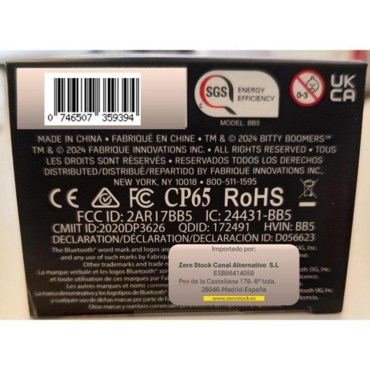 Haut-parleurs Lexibook Mini Bluetooth stéréo ultra-compacts design Marvel