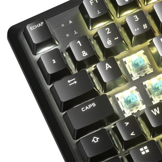 Teclado Corsair K70 PRO TKL mecánico Layout FR RGB magnético