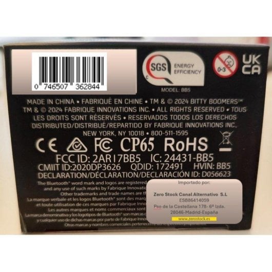 Altavoces Lexibook Mini Inalámbricos Bluetooth Gran Sonido Ultra Portátiles y Correa