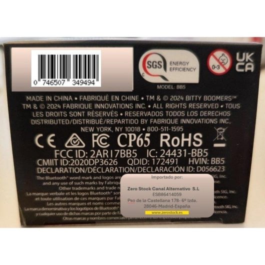 Altavoces Lexibook Mini inalámbricos Bluetooth sonido potente correa portátil