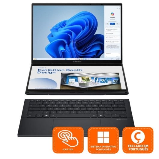 ASUS Zenbook Duo OLED UX8406CA Intel Core Ultra 9 285H/32GB/2TB SSD/14'' Touch (PT)