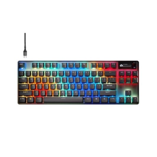 Teclado SteelSeries Apex Pro Gen 3 TKL mecânico Layout FR magnético sem fios