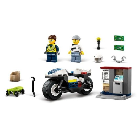 LEGO City Persecución Policia 60455 65 piezas