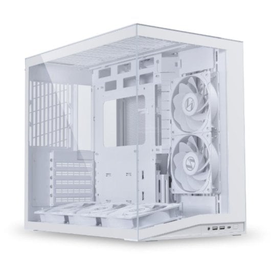 Boîtier Lian Li 011 Dynamic Mini O11D mini V2 Flow Blanc ATX Verre trempé