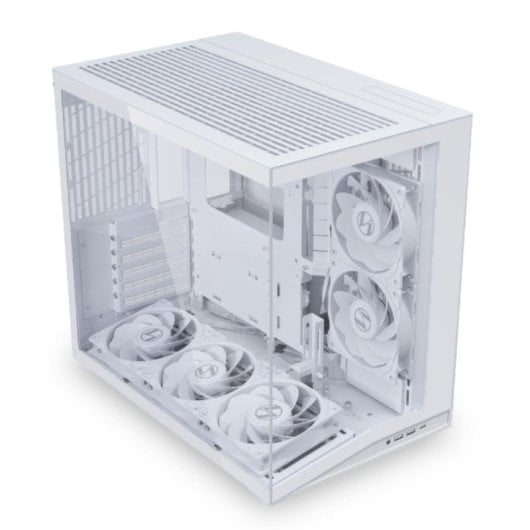 Boîtier Lian Li 011 Dynamic Mini O11D mini V2 Flow Blanc ATX Verre trempé