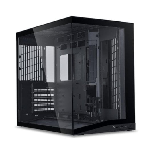 PC-Gehäuse Lian Li O11 Dynamic Mini V2 Flow Schwarz Aluminium und Gehärtetes Glas