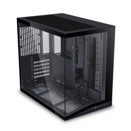 PC-Gehäuse Lian Li O11 Dynamic Mini V2 Flow Schwarz Aluminium und Gehärtetes Glas