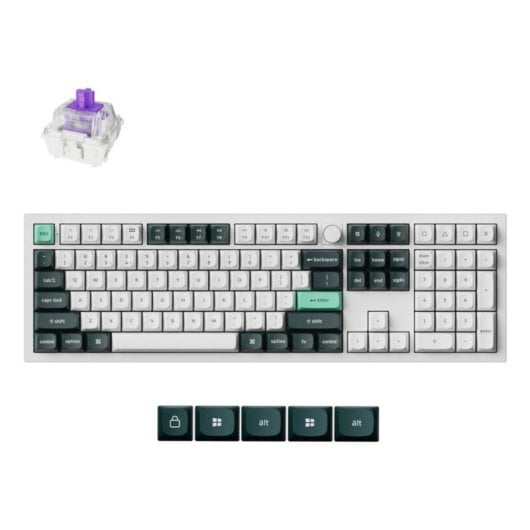 Keychron Q6 Hall Effect Teclado Mecânico Magnético Sem Fios RGB (USA)