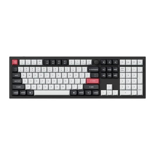 Teclado Keychron Q6 Hall Effect Magnético Layout US retroiluminado inalámbrico-alámbrico