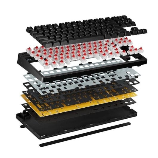 Pulsar Xboard MS Teclado Mecânico USB com Retroiluminação RGB Layout ANSI