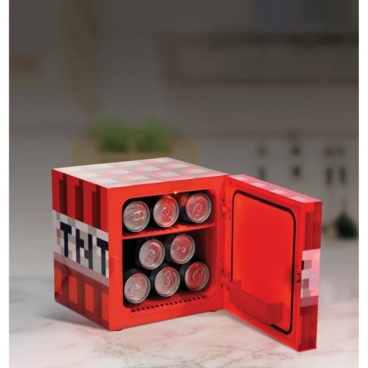 Mini réfrigérateur Ukonic Minecraft TNT Block 6,7L LED intérieur portable